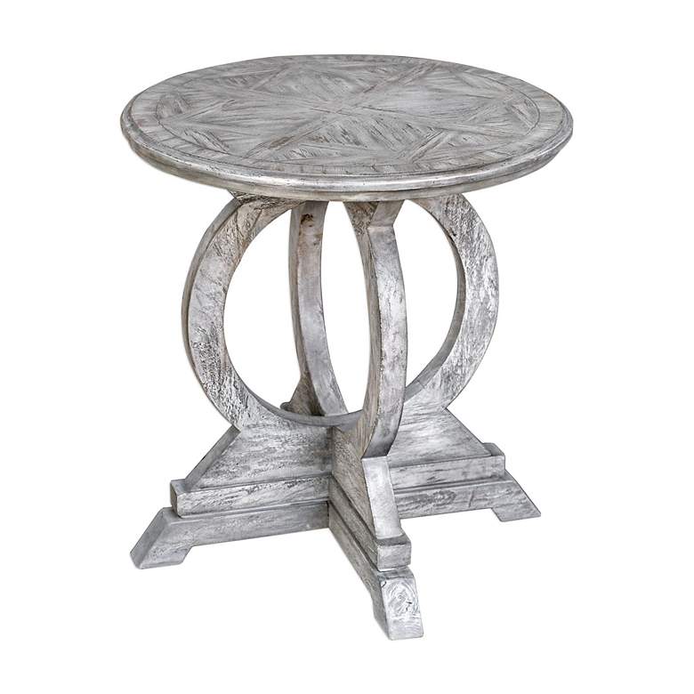 Image 5 Maiva White Side Table more views