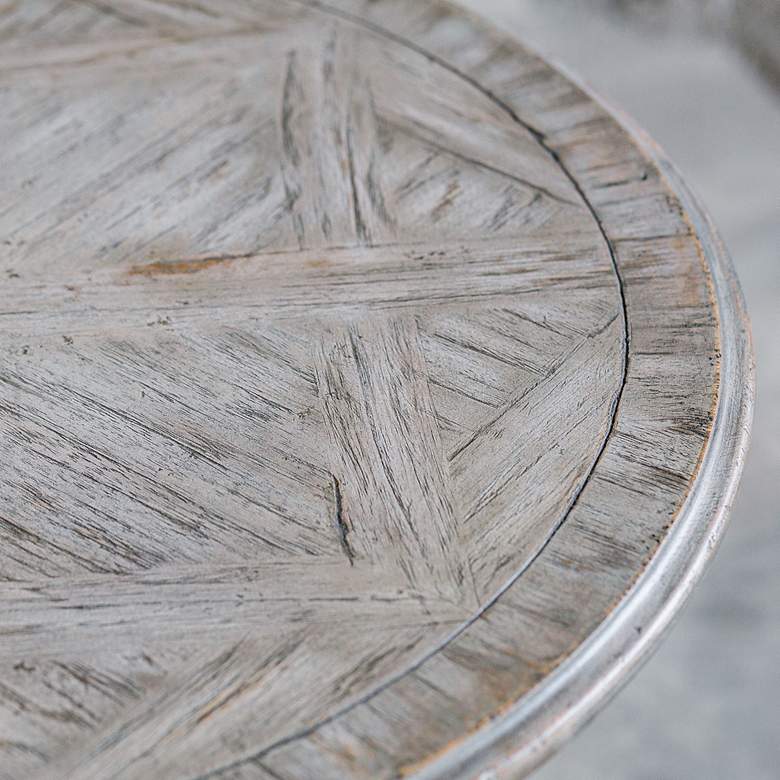 Image 7 Maiva White Side Table more views