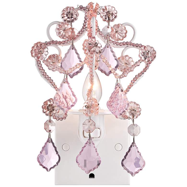 Image 1 Maize Pink Chandelier Night Light