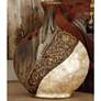 Maizie Brown Ceramic 13 3/4" High Decorative Vase