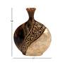 Maizie Brown Ceramic 13 3/4" High Decorative Vase
