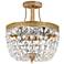 Majestic Collection 10" Wide Crystal Ceiling Light