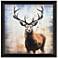 Majestic Deer II 34"W x 34"H Framed Wall Art