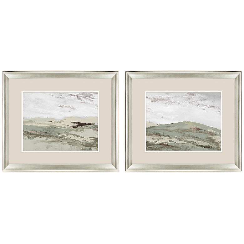 Image 1 Majestic Hills 22"W x 19"H Framed Art Set of 2
