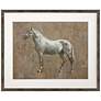 Majestic Horse II 42"W Rectangular Giclee Framed Wall Art