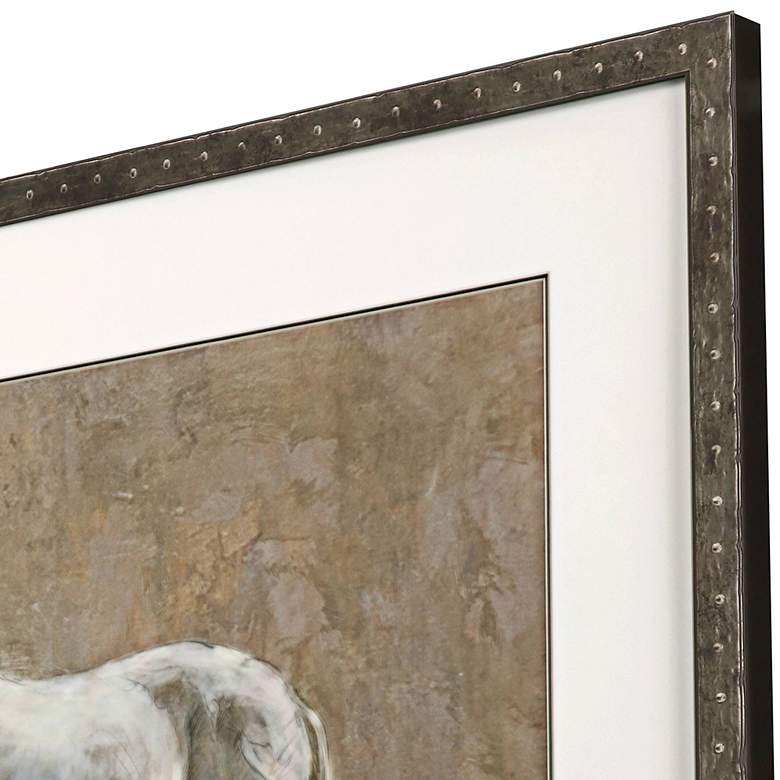 Image 2 Majestic Horse II 42"W Rectangular Giclee Framed Wall Art more views