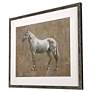 3_Majestic Horse II 42"W Rectangular Giclee Framed Wall Art more views