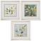 Majestic Leaves 20"W x 20"H Framed Art Set of 3
