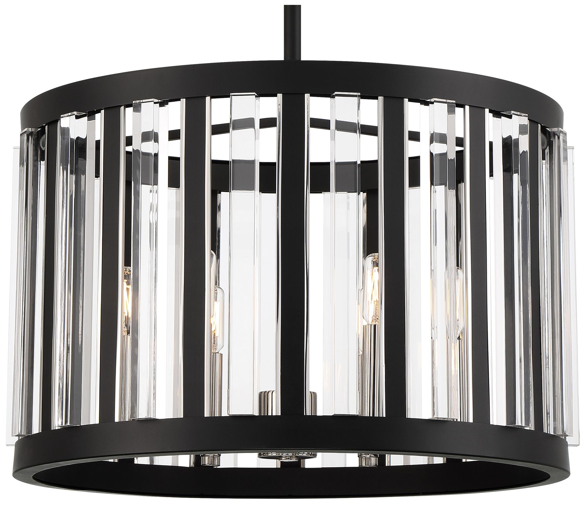 Image 2 Majestic Splendor 23" Wide Sand Coal 6-Light Pendant more views