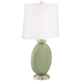 Image3 of Majolica Green Carrie Table Lamp Set of 2 with Dimmers more views
