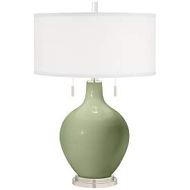 Image2 of Majolica Green Toby Table Lamp