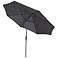 Maka 9-Foot Dark Gray Fabric Standing Umbrella w/ LED Lights
