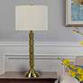 3_Makemake Soft Gold Ribbed Metal Table Lamps Set of 2 more views