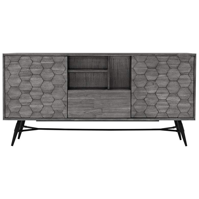 Image 1 Makena Sideboard Buffet in Grey Acacia Wood