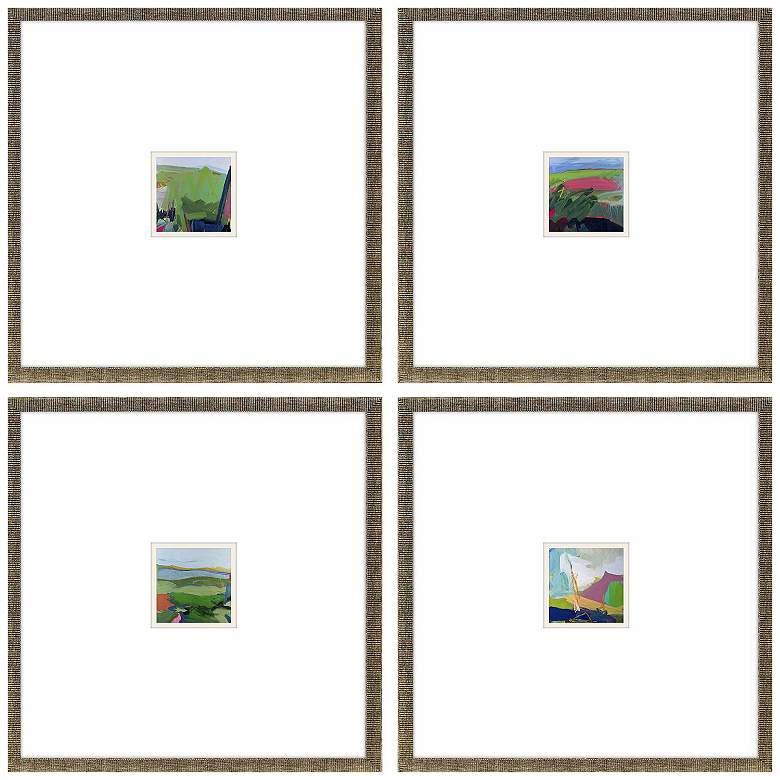 Image 1 Maker of All Things 17"W x 17"H Framed Art Set of 4
