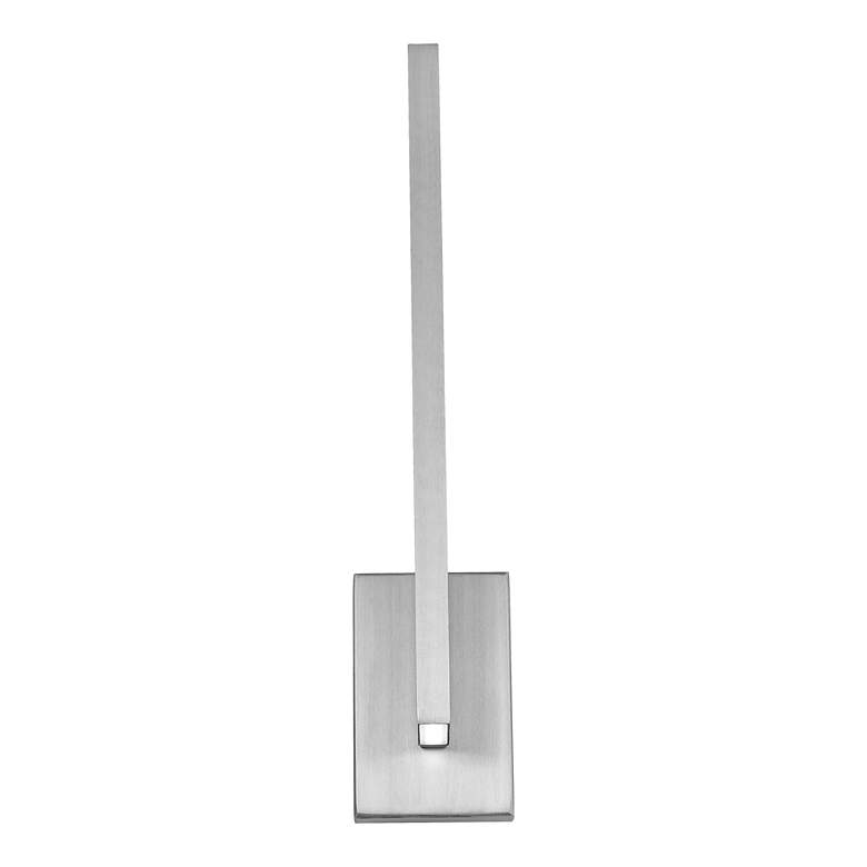 Image 3 Mako 22"H x 4.5"W 2-Light Outdoor Wall Light in Brushed Aluminum more views
