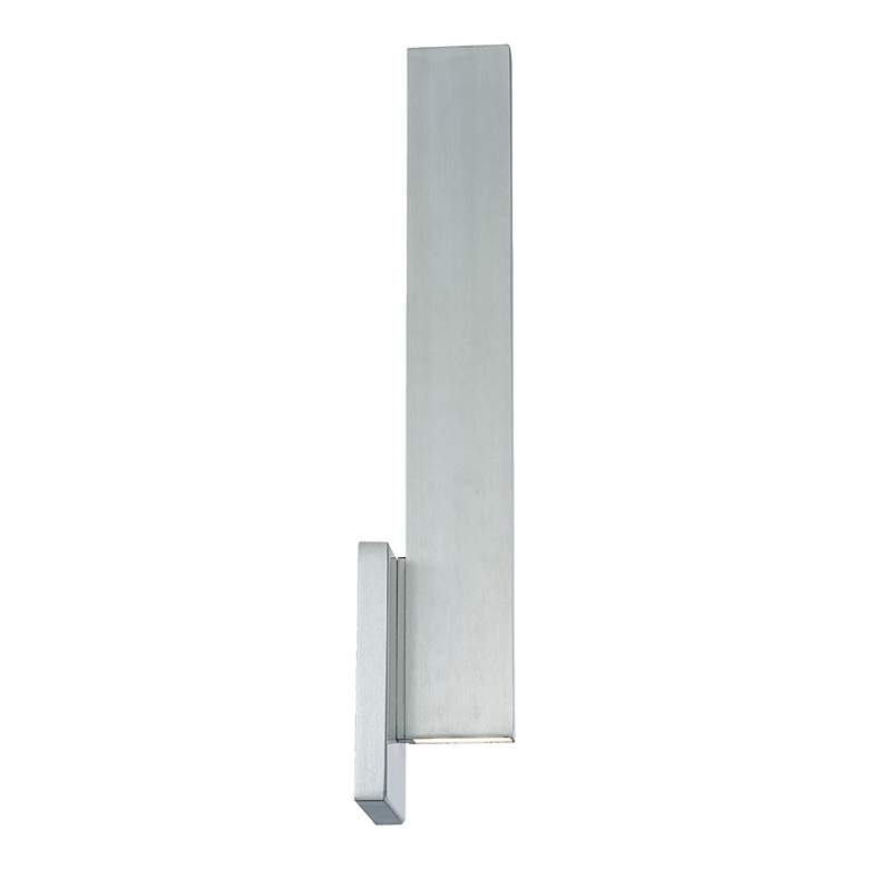 Image 4 Mako 22"H x 4.5"W 2-Light Outdoor Wall Light in Brushed Aluminum more views