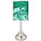 Malachite Giclee Droplet Table Lamp
