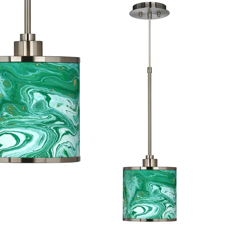 Image 1 Malachite Giclee Glow Mini Pendant Light