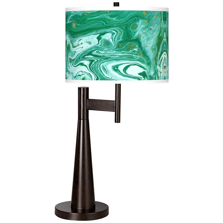 Image 1 Malachite Giclee Novo Table Lamp