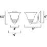 2_Malaga 1 Light 6" Wide Satin Nickel Wall Sconce more views