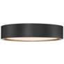 4_Malaga 15.75" Wide Matte Black 3CCT LED Flush Mount more views