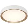 4_Malaga 15 3/4" Wide Matte White LED Ceiling Light more views