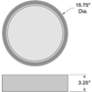 6_Malaga 15 3/4" Wide Matte White LED Ceiling Light more views