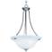 Malaga 3-Light 16" Wide Satin Nickel Pendant Light