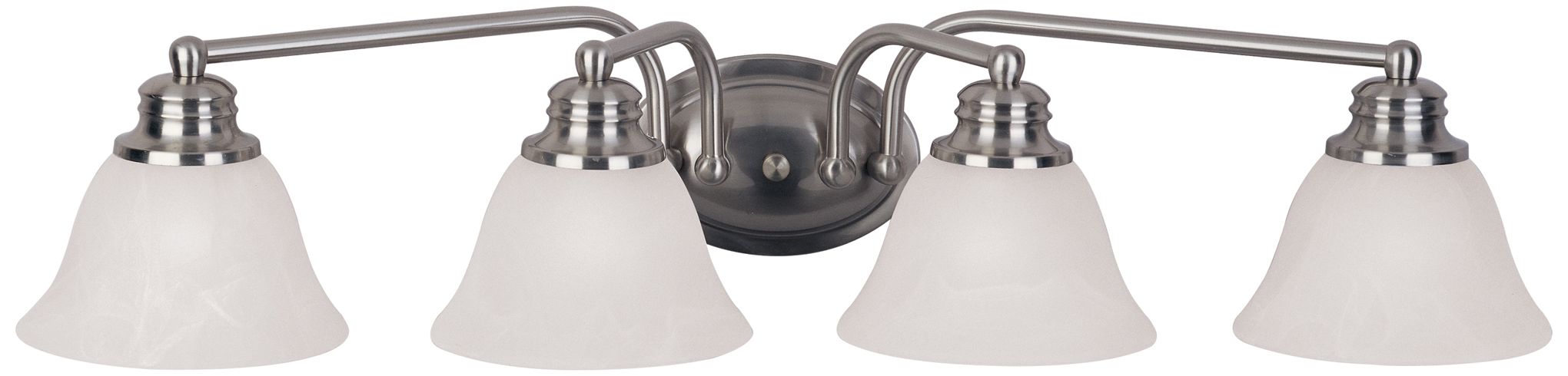 Malaga 4-Light Bath Vanity - Satin Nickel