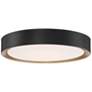 1_Malaga Color Selectable 23 3/4" Wide Black LED Ceiling Light