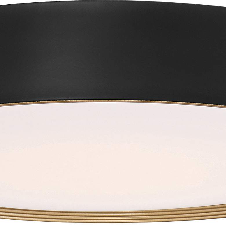 Image 2 Malaga Color Selectable 23 3/4" Wide Black LED Ceiling Light more views