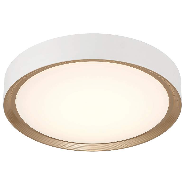 Image 4 Malaga Color Selectable 23 3/4" Wide White LED Ceiling Light more views