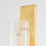 Malakai 19 3/4" High Vintage Gold Leaf Wall Sconce