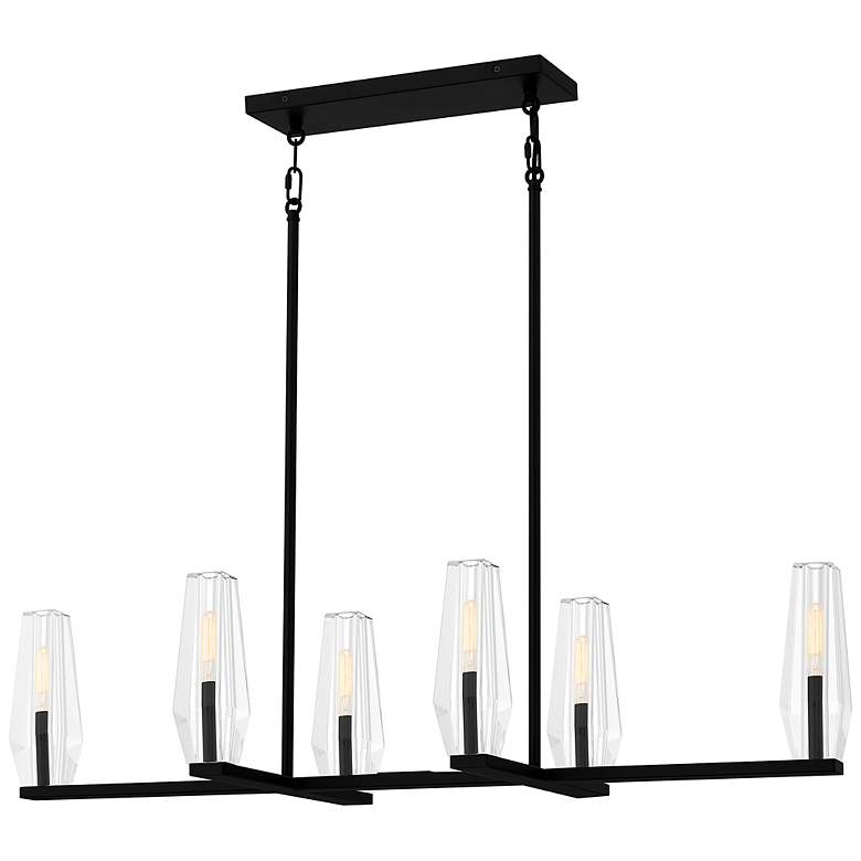Image 2 Malamute 6-Light Matte Black Island Light