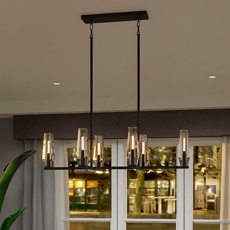 Image 1 Malamute 6-Light Matte Black Island Light