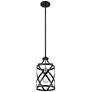 4_Malcalester 8" Wide Matte Black Mini Pendant more views