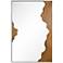 Malcolm Antique Gold 24" x 36" Rectangular Wall Mirror