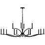 Thumbnail3 of Malene Black Chandelier 14Lt more views