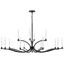 Image4 of Malene Black Chandelier 14Lt more views