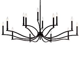 Image5 of Malene Black Chandelier 14Lt more views