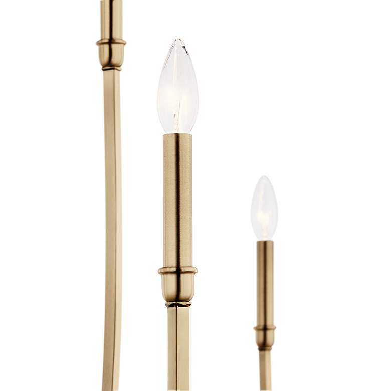 Image 3 Malene Champagne Bronze Foyer Chandelier 8Lt more views