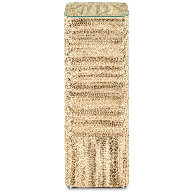 Image 4 Malibay 12" Wide Natural Rope Square Pedestal more views