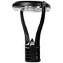 5_Malibu 13 1/4" High Black Solar LED Outdoor Post Light more views