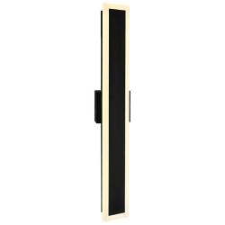 Malibu 32" High Black Metal LED Outdoor Wall Light