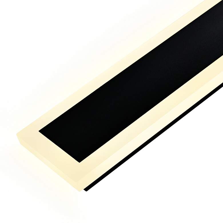 Image 4 Malibu 59" High Black LED Outdoor Wall Light more views