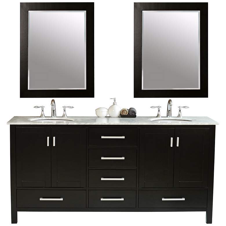 Image 1 Malibu 72 inch Double Sink Vanity