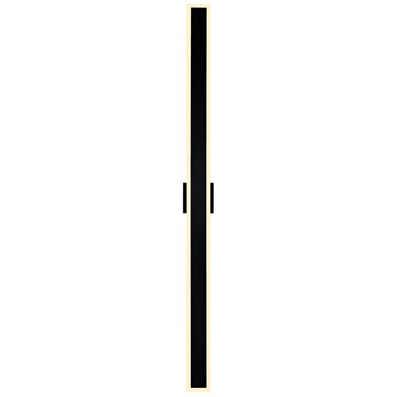 Image 2 Malibu 80" High Black LED Outdoor Wall Light