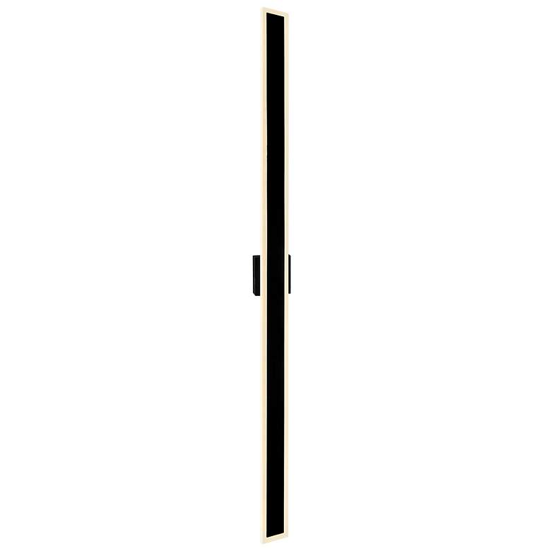 Image 3 Malibu 80" High Black LED Outdoor Wall Light more views