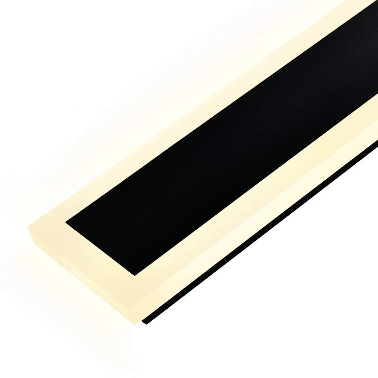 Image 6 Malibu 80" High Black LED Outdoor Wall Light more views